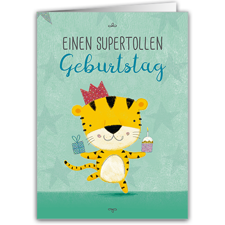 Einen supertollen Geburtstag | Einen supertollen Geburtstag (Strukturkarton mit Glimmerlack)