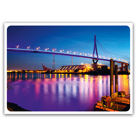  | Hamburg, Köhlbrandbrücke (Strukturkarton)