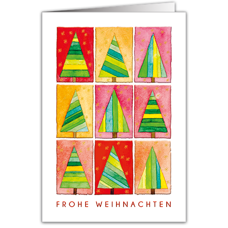 Frohe Weihnachten | Frohe Weihnachten (Hochprägung mit Lack-Effekten)