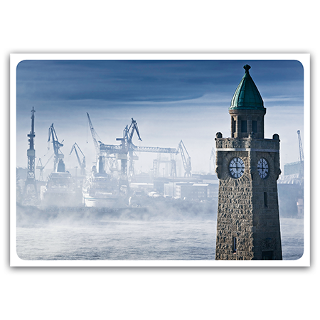  | Hamburg, Pegelturm an den Landungsbrücken (Strukturkarton)