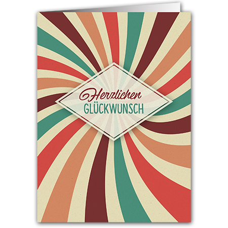 Herzlichen Glückwunsch | Herzlichen Glückwunsch (Zuckerrohrkarton)