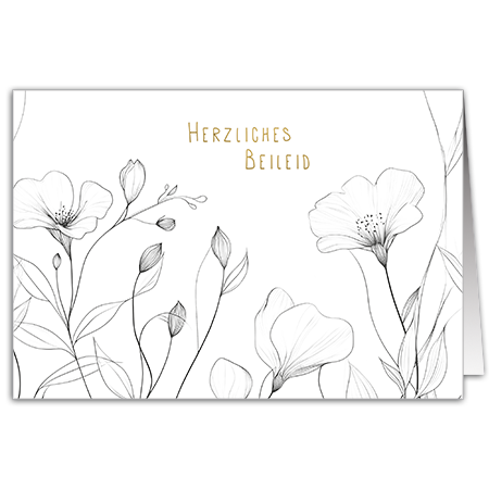 Herzliches Beileid | Herzliches Beileid (mit Metallic-Effekten)