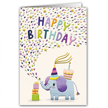 Happy Birthday | Happy Birthday (mit Hoch- und Folienprägung)