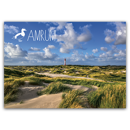 Amrum | Leuchtturm auf Amrum (Strukturkarton mit Lack-Effekten)