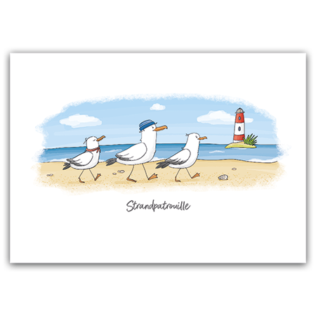 Strandpatrouille | Strandpatrouille (Strukturkarton mit Lack-Effekten)