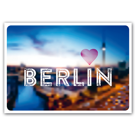 BERLIN  Berlin liebt Dich (Strukturkarton mit Lack-Effekten)