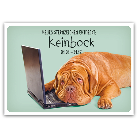 Neues Sternzeichen entdeckt: Keinbock 01.01.-31.12. | Neues Sternzeichen (Strukturkarton)