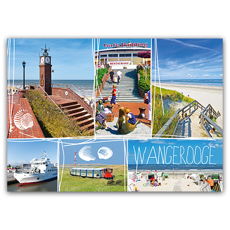Wangerooge | Wangerooger Impressionen III (Strukturkarton mit Lack-Effekten)