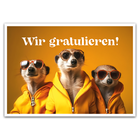 Wir gratulieren! | Wir gratulieren!