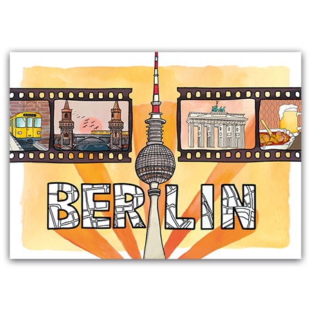 Berlin  Berliner Momentaufnahmen (Strukturkarton mit Lack-Effekten)