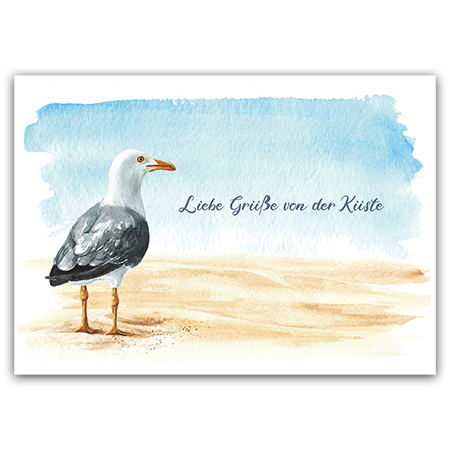 Liebe Grüße von der Küste | Liebe Grüße von der Küste (Strukturkarton)