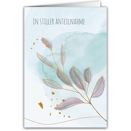 In stiller Anteilnahme | In stiller Anteilnahme (mit Metallic-Effekten)