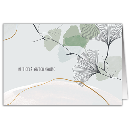 In tiefer Anteilnahme | In tiefer Anteilnahme (mit Metallic-Effekten)