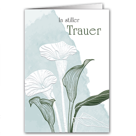 In stiller Trauer | In stiller Trauer (mit Hoch- und Folienprägung)