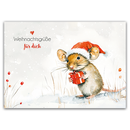 Weihnachtsgrüße für dich | Weihnachtsgrüße für dich (Strukturkarton mit Lack-Effekten)