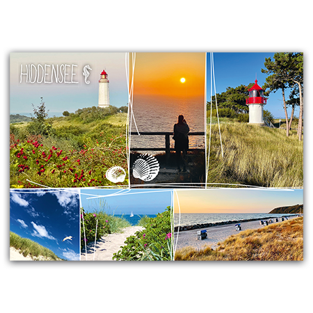 Hiddensee | Hiddenseer Impressionen (Strukturkarton mit Lack-Effekten)