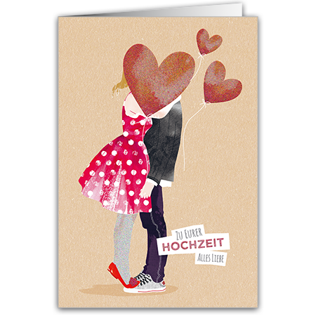  | Zu Eurer Hochzeit (Strukturkarton mit Glimmerlack)