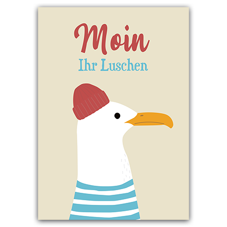 Moin ihr luschen  Moin, Ihr Luschen (Strukturkarton mit Lack-Effekten)