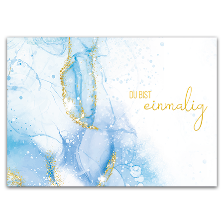 Du bist einmalig | Du bist einmalig (mit Metallic-Effekten)