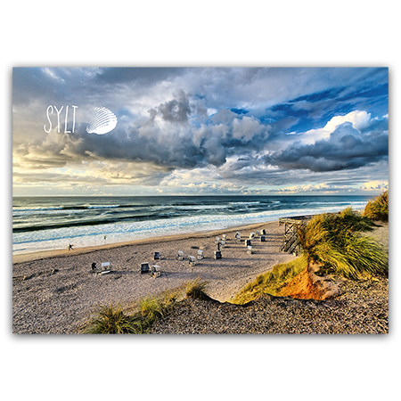  | Wolkenstimmung am Roten Kliff (Strukturkarton mit Lack-Effekten)