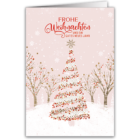 Frohe Weihnachten und ein gutes neues Jahr | Frohe Weihnachten (mit Metallic-Effekten)