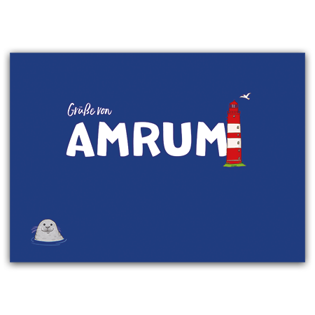 Grüße von Amrum | Grüße von Amrum (Strukturkarton mit Lack-Effekten)