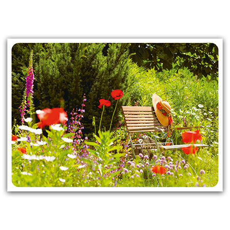  | Lieblingsplatz im Sommergarten (Strukturkarton)