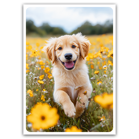  | Junger Golden Retriever (Strukturkarton)