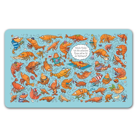 Welche Krabbe hat eine verbundene Flosse und wo ist der Wattwurm? | Welche Krabbe hat eine verbundene Flosse?