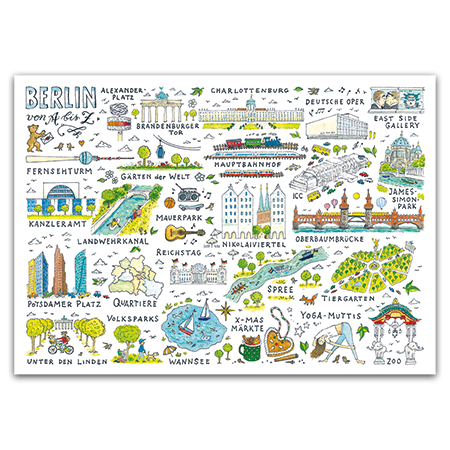 © Jiska de Waard Berlin von A bis Z Berlin von A bis Z (Strukturkarton)