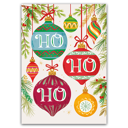 Ho Ho Ho | Ho Ho Ho (Strukturkarton mit Lack-Effekten)