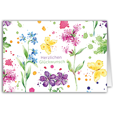 Herzlichen Glückwunsch | Herzlichen Glückwunsch (Strukturkarton)