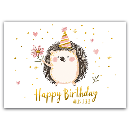 Happy Birthday - Alles Liebe! | Happy Birthday - Alles Liebe! (mit Metallic-Effekten)