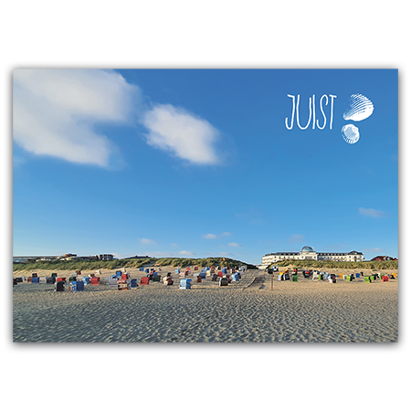 Juist | Hauptstrand (Strukturkarton mit Lack-Effekten)