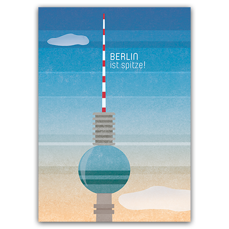 Berlin ist spitze! | Berlin ist spitze! (Strukturkarton mit Lack-Effekten)