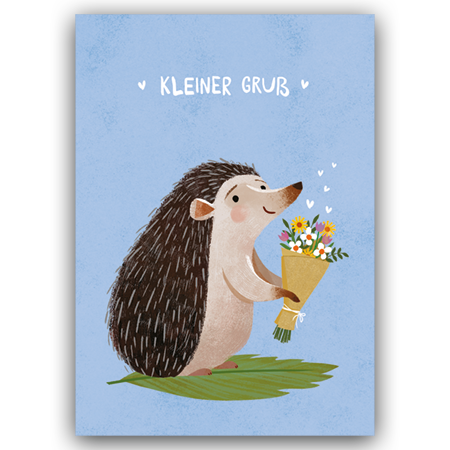 Kleiner Gruß | Kleiner Gruß (Strukturkarton mit Lack-Effekten)