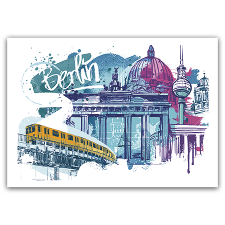 Berlin  Berlin (Strukturkarton mit Lack-Effekten)