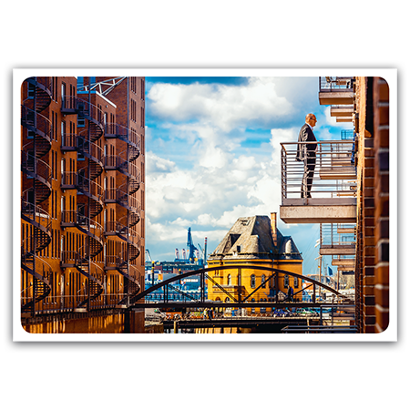  | Hamburg, Speicherstadt (Strukturkarton)