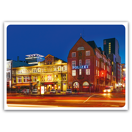  | Hamburg, Davidwache auf der Reeperbahn (Strukturkarton)