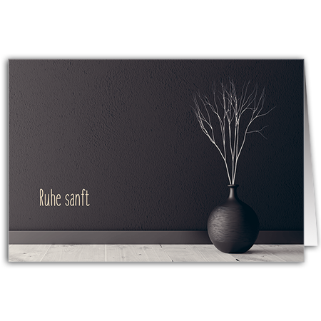 Ruhe sanft | Ruhe sanft (Strukturkarton)