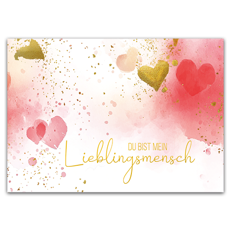 Du bist mein Lieblingsmensch | Du bist mein Lieblingsmensch (mit Metallic-Effekten)