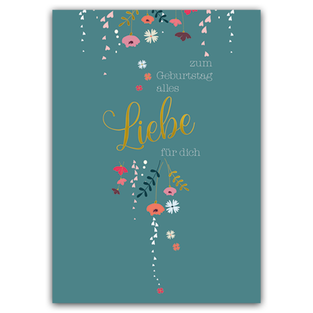 Zum Geburtstag alles Liebe für dich | Zum Geburtstag alles Liebe für dich (mit Metallic-Effekten)