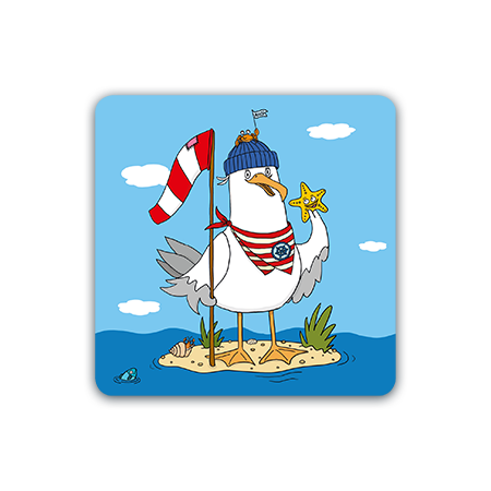 Ahoi | Möwe mit Seestern