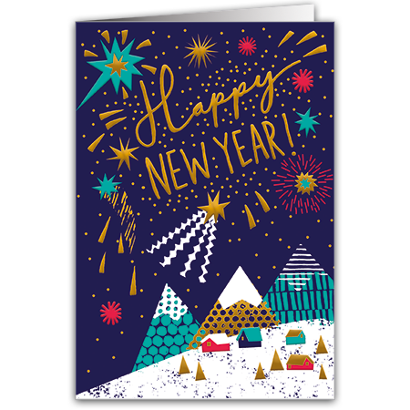  | Happy New Year! (mit Hoch- und Folienprägung)