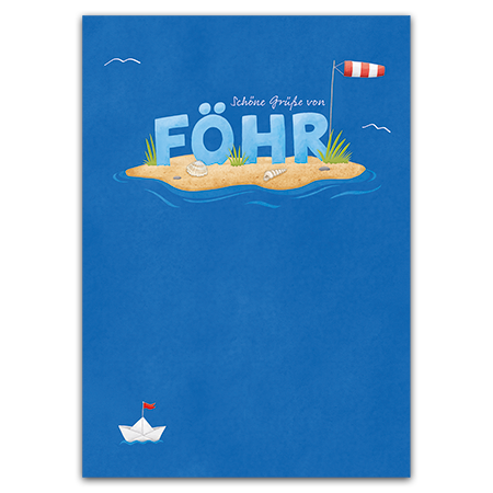 Schöne Grüße von Föhr | Schöne Grüße von Föhr (Strukturkarton mit Lack-Effekten)