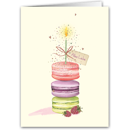 Alles Liebe | Alles Liebe (Strukturkarton mit Glimmerlack)