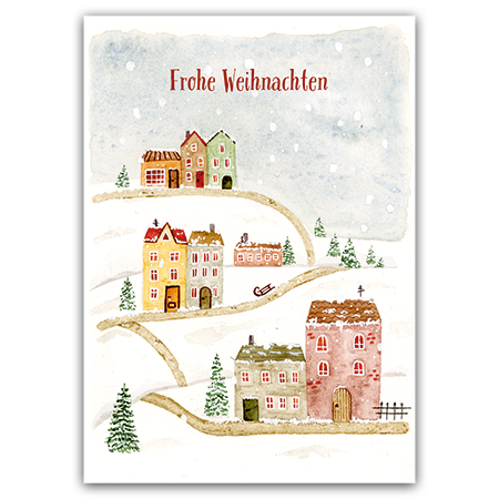 Frohe Weihnachten | Frohe Weihnachten (Strukturkarton)