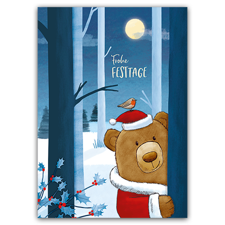 Frohe Festtage  | Frohe Festtage (Strukturkarton mit Lack-Effekten)