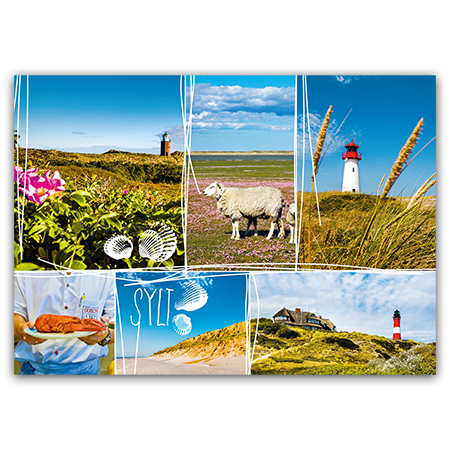 Sylt | Sylter Impressionen II (Strukturkarton mit Lack-Effekten)