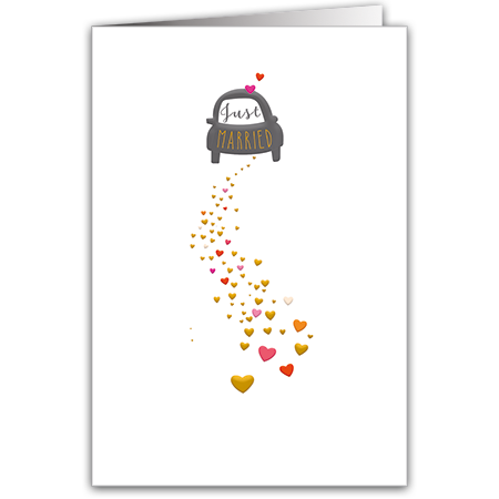 | Just Married (mit Hoch- und Folienprägung)